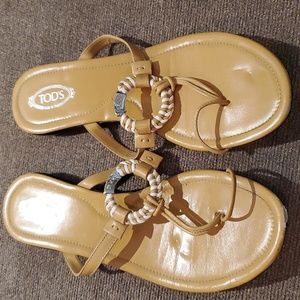 Tod's nautical sandals size 10